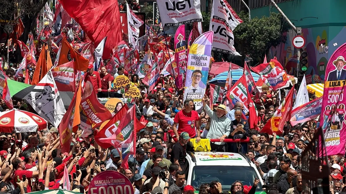 PT critica ação da PM durante ato de Lula na região da Paulista