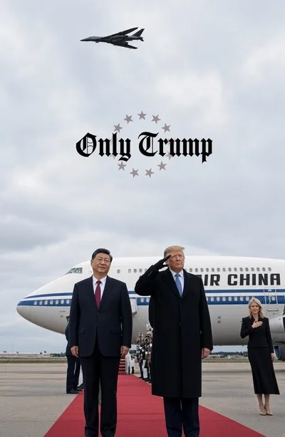 Foto publicada por Trump com Xi levanta suspeitas de edição por IA