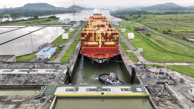 Chuvas permitem ao Canal do Panamá ampliar trânsito de navios