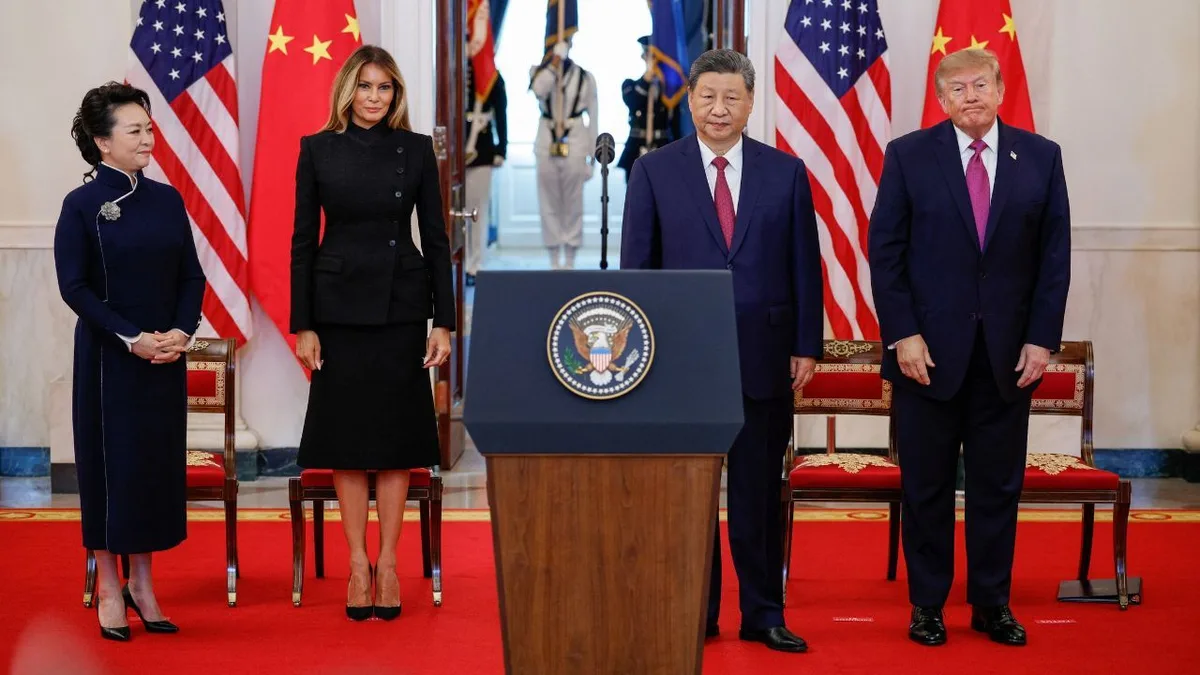 Xi e Trump defendem cooperação em reunião na Casa Branca