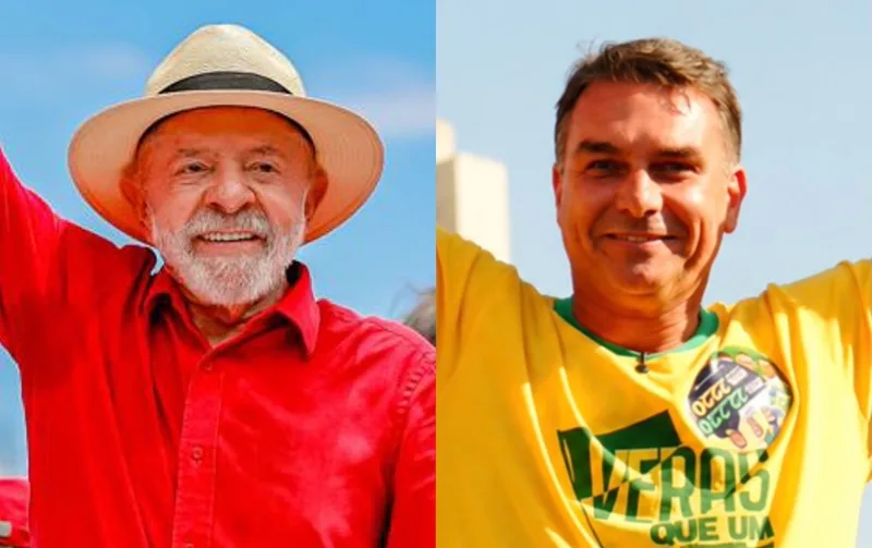 Flávio marca 44% contra 42% de Lula em simulação de segundo turno