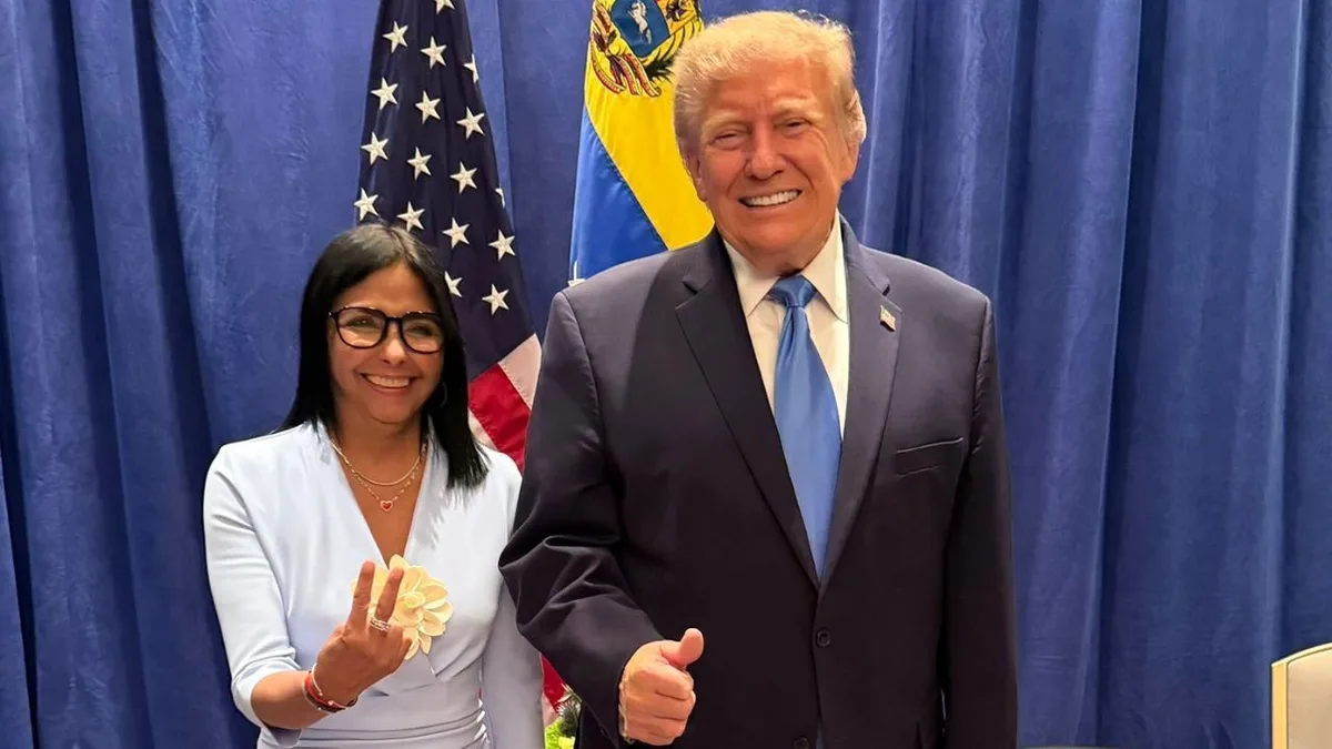 Trump recebe Delcy Rodríguez em Nova York após captura de Maduro