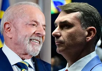 Lula tem 48% e Flávio Bolsonaro, 45% em simulação de segundo turno