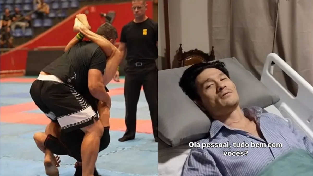 Lutador se recupera em casa após lesão em campeonato de jiu-jitsu no Paraná