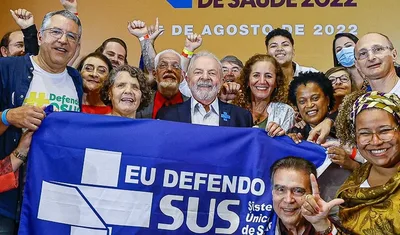 Artigo relaciona apoio ao SUS e intenção de voto em Lula em 2026