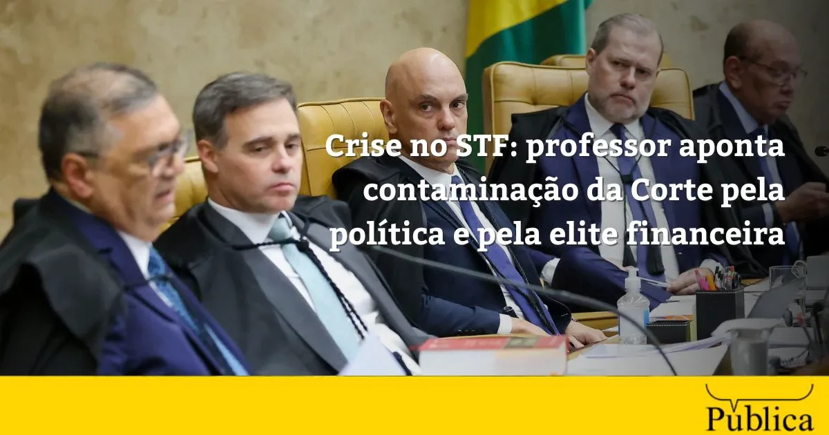 Professor vê politização e influência econômica na crise do STF