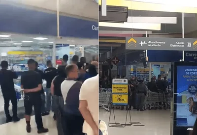 Refém é libertada após duas horas de negociação em supermercado de São Paulo