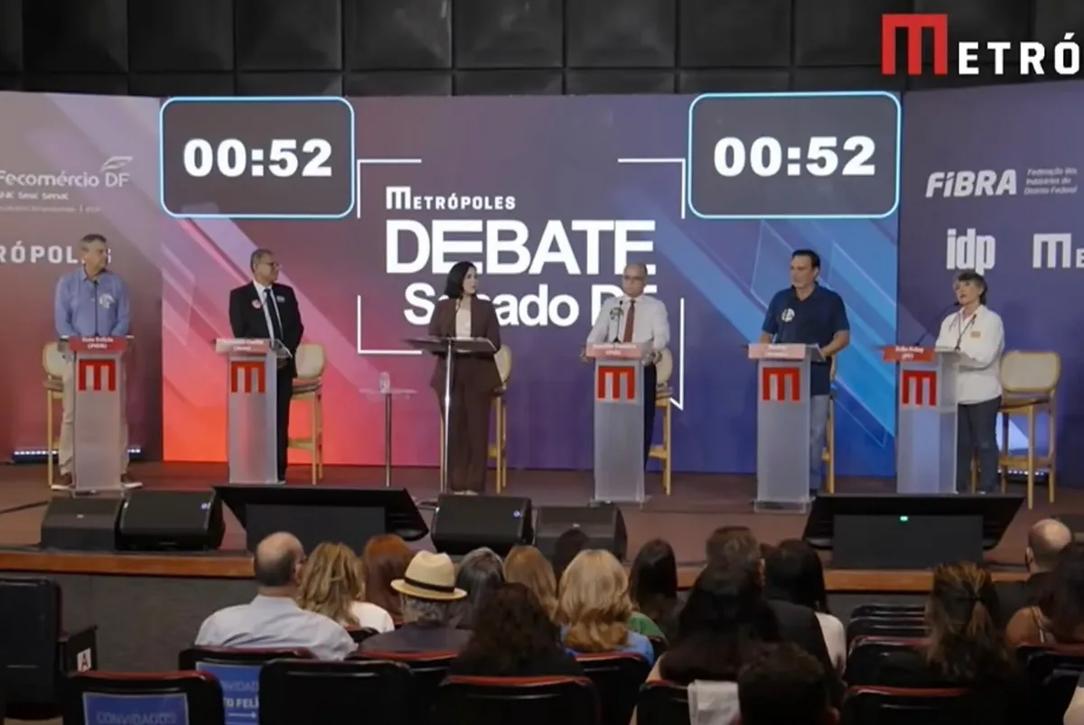 Candidatos ao Senado no DF discutem BRB, Fundo Constitucional e jornada de trabalho