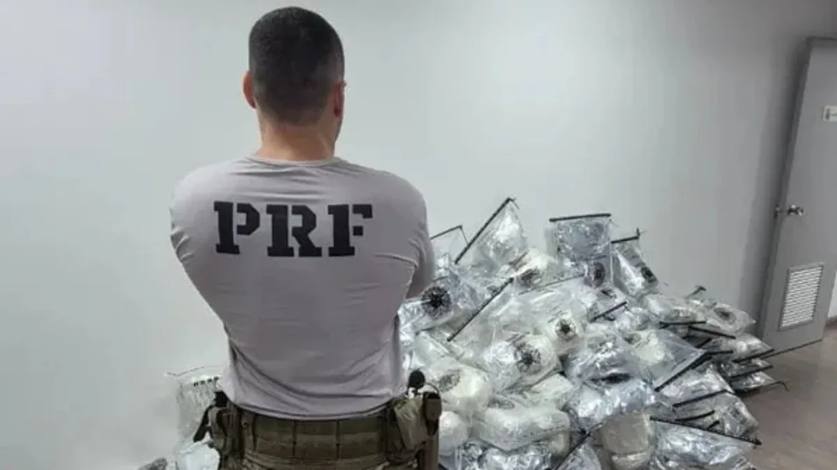 Perseguição na BR-324 termina com apreensão de 200 kg de maconha
