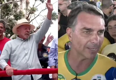 Lula e Flávio Bolsonaro projetam vitória no primeiro turno em São Paulo