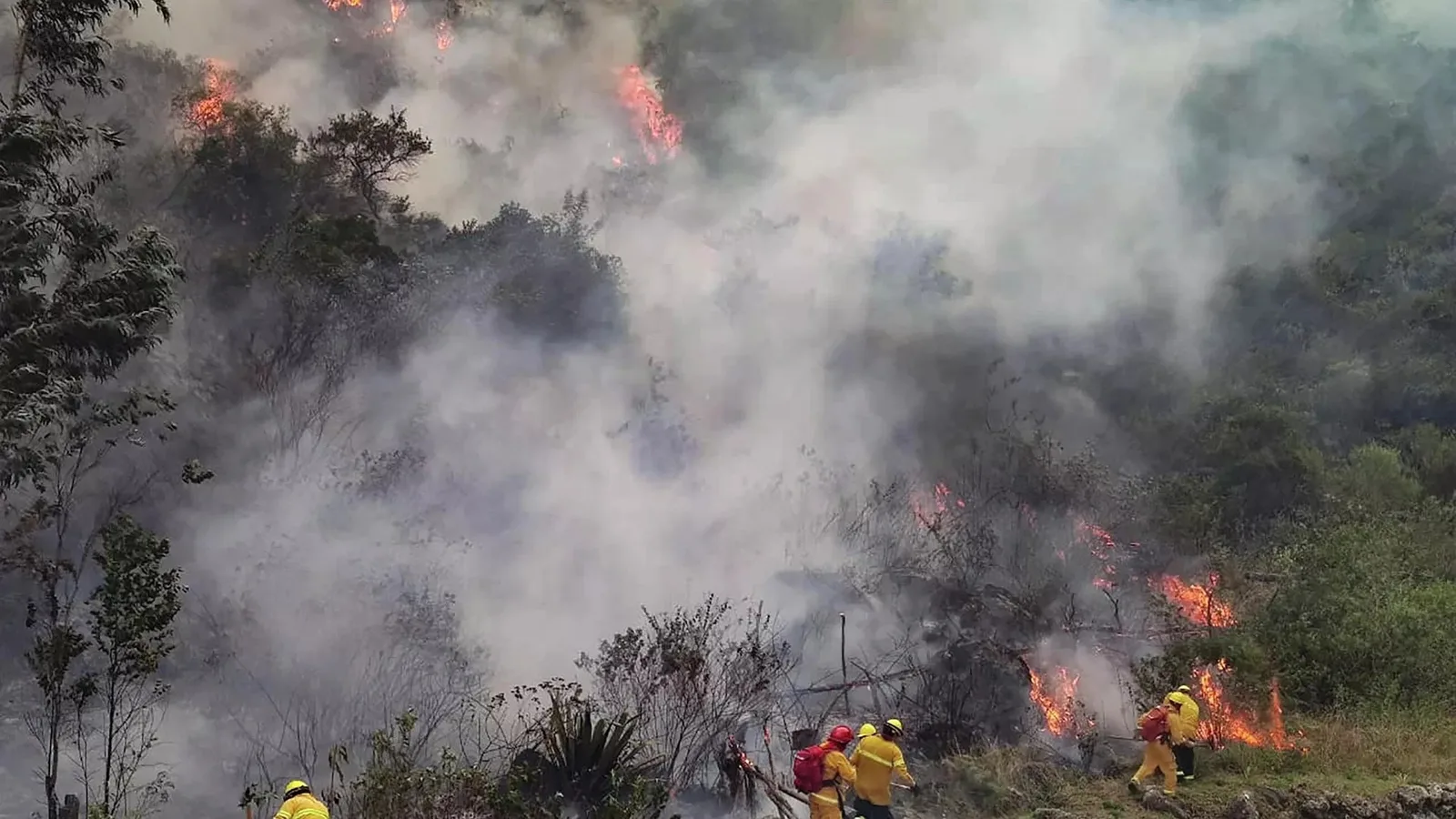 Incêndio perto de Machu Picchu é controlado após uma morte e dois feridos