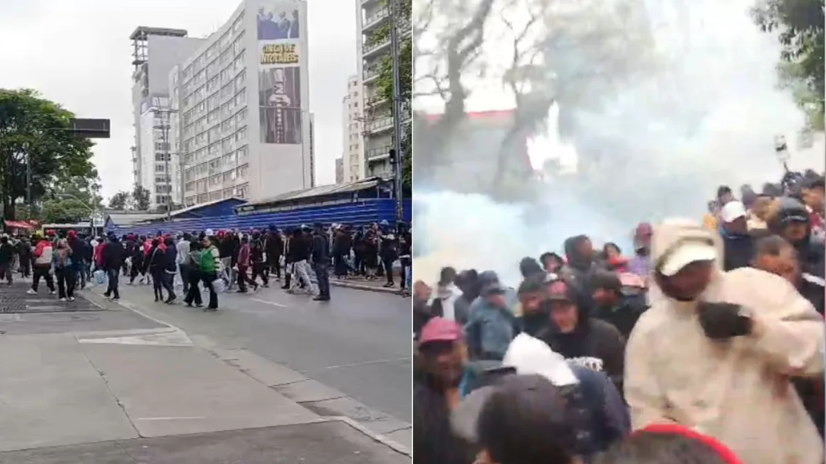 PM usa gás lacrimogêneo após conflito entre manifestantes na Paulista