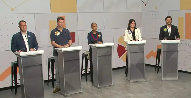 Debate ao Senado por São Paulo revela divisão entre candidatos de direita