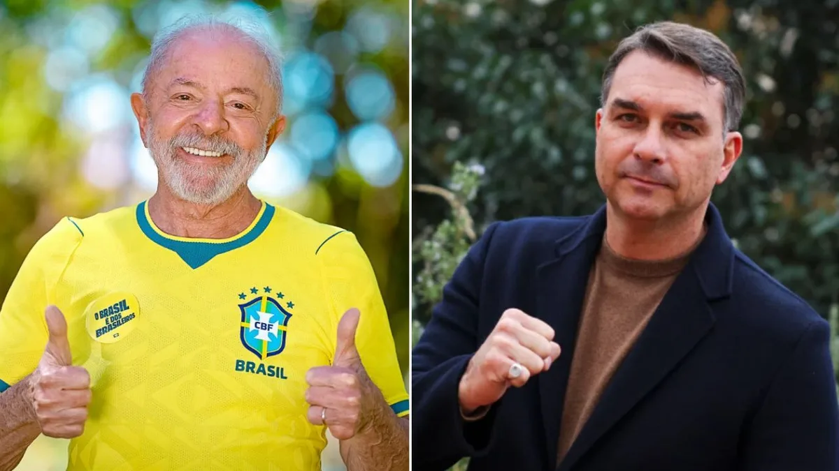 Lula tem 47% e Flávio Bolsonaro, 46% em simulação de segundo turno