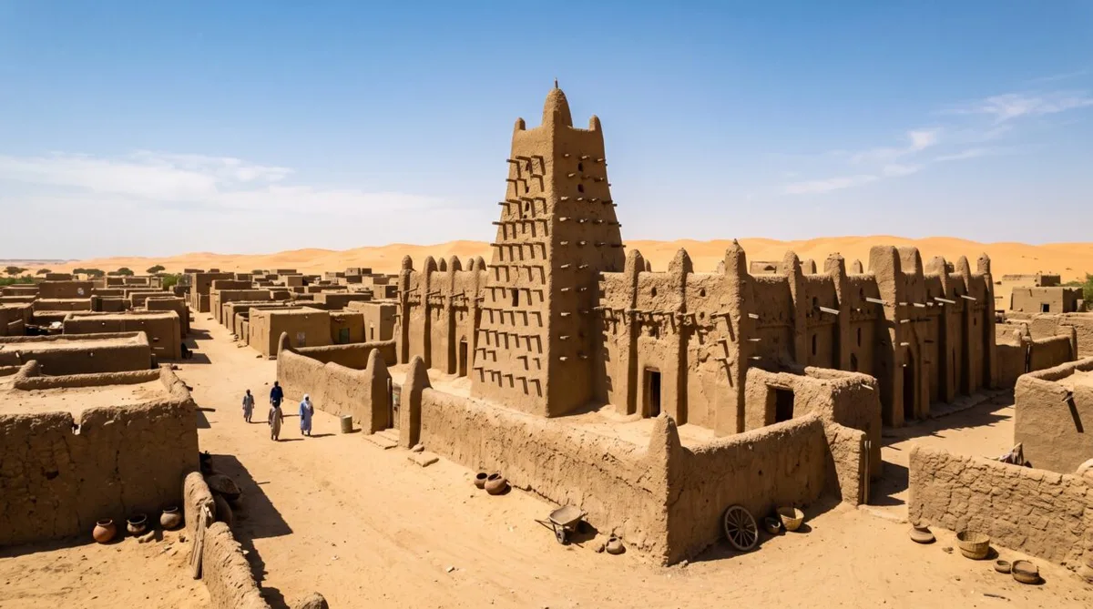 Timbuktu combinou comércio transaariano e uma ampla rede de ensino islâmico