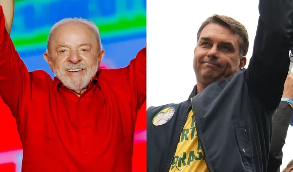 Lula e Flávio Bolsonaro empatam em pesquisa para o segundo turno