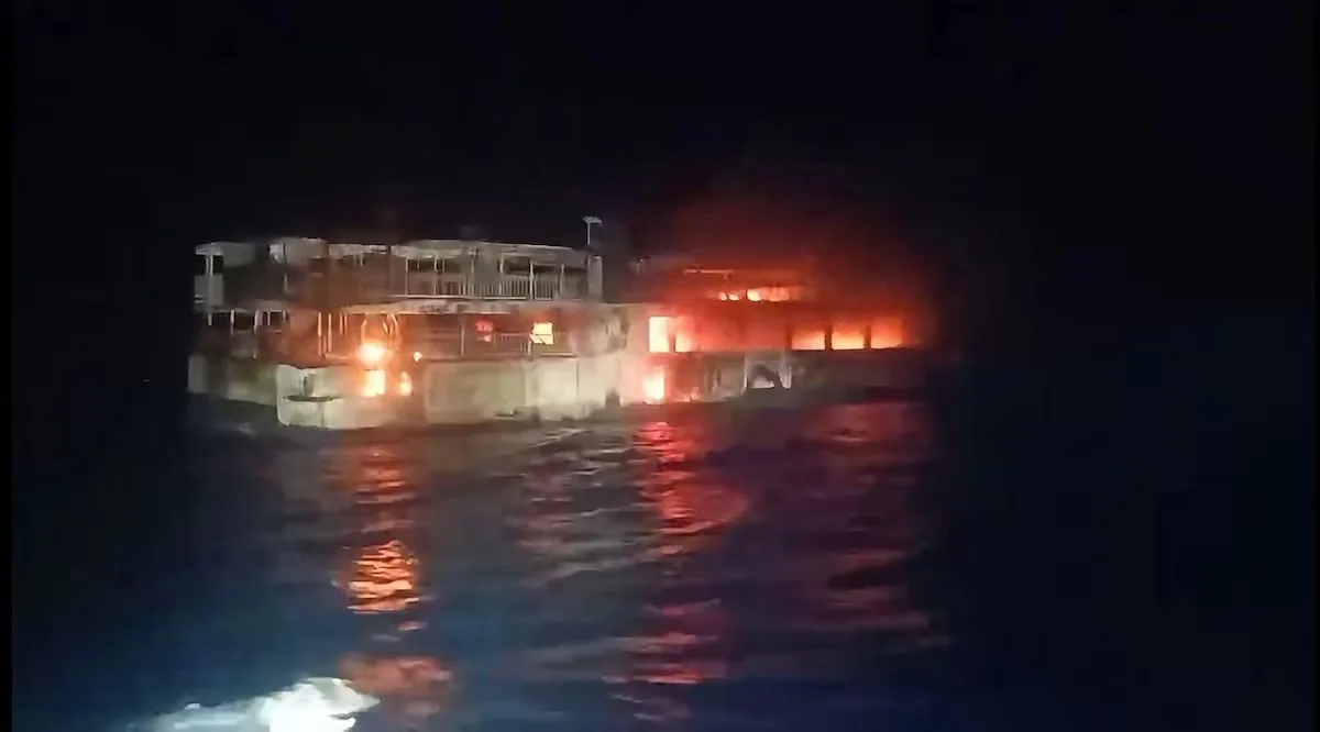 Incêndio em balsa nas Filipinas deixa 35 mortos e 54 desaparecidos