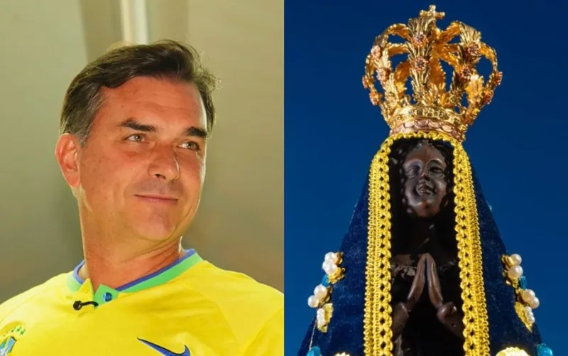 Flávio Bolsonaro participará de podcast católico após rumor sobre Nossa Senhora