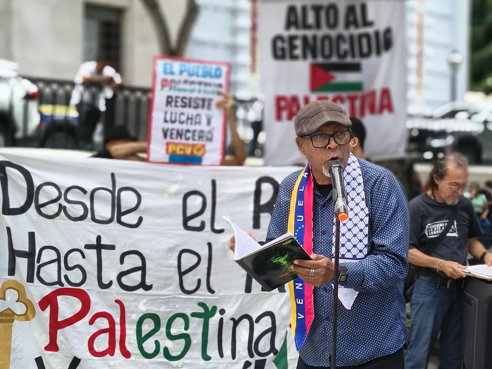 Manifestação em Caracas expõe divergências entre grupos que rejeitam laços com Israel
