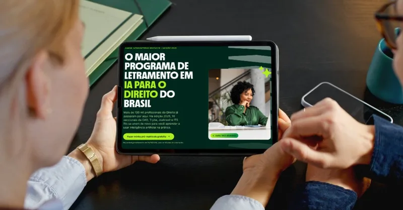 Curso gratuito oferece formação em inteligência artificial para advogados