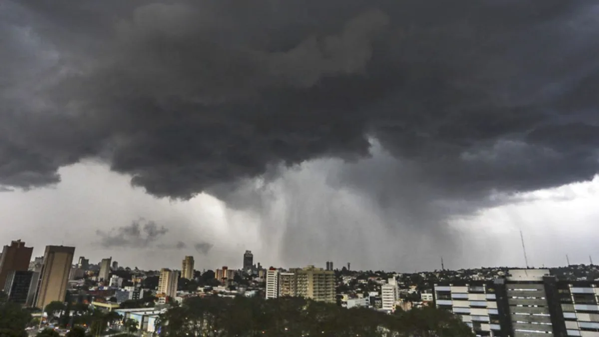 Ciclone aumenta risco de temporais no Sul, em São Paulo e no Centro-Oeste