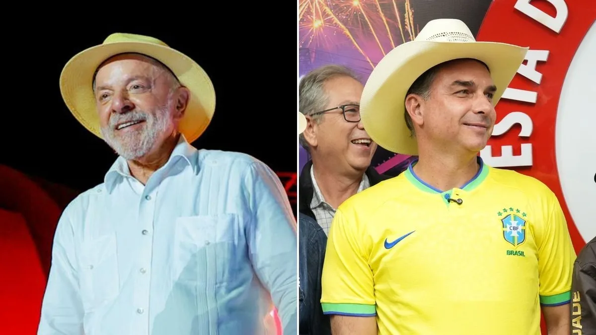 Lula e Flávio Bolsonaro aparecem empatados no segundo turno, diz pesquisa