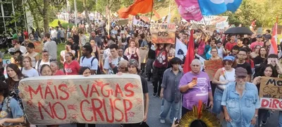 Estudantes da USP, Unicamp e Unesp ampliam greve por permanência estudantil e denunciam sucateamento da educação pelo governo Tarcísio