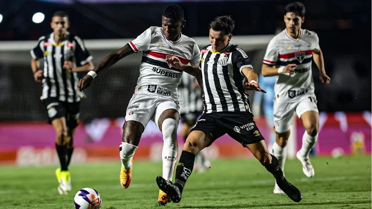 São Paulo e Santos fazem clássico atrasado pelo Brasileirão nesta sexta