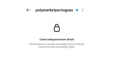 Fazenda obtém bloqueio de perfil da Polymarket sobre eleições de 2026