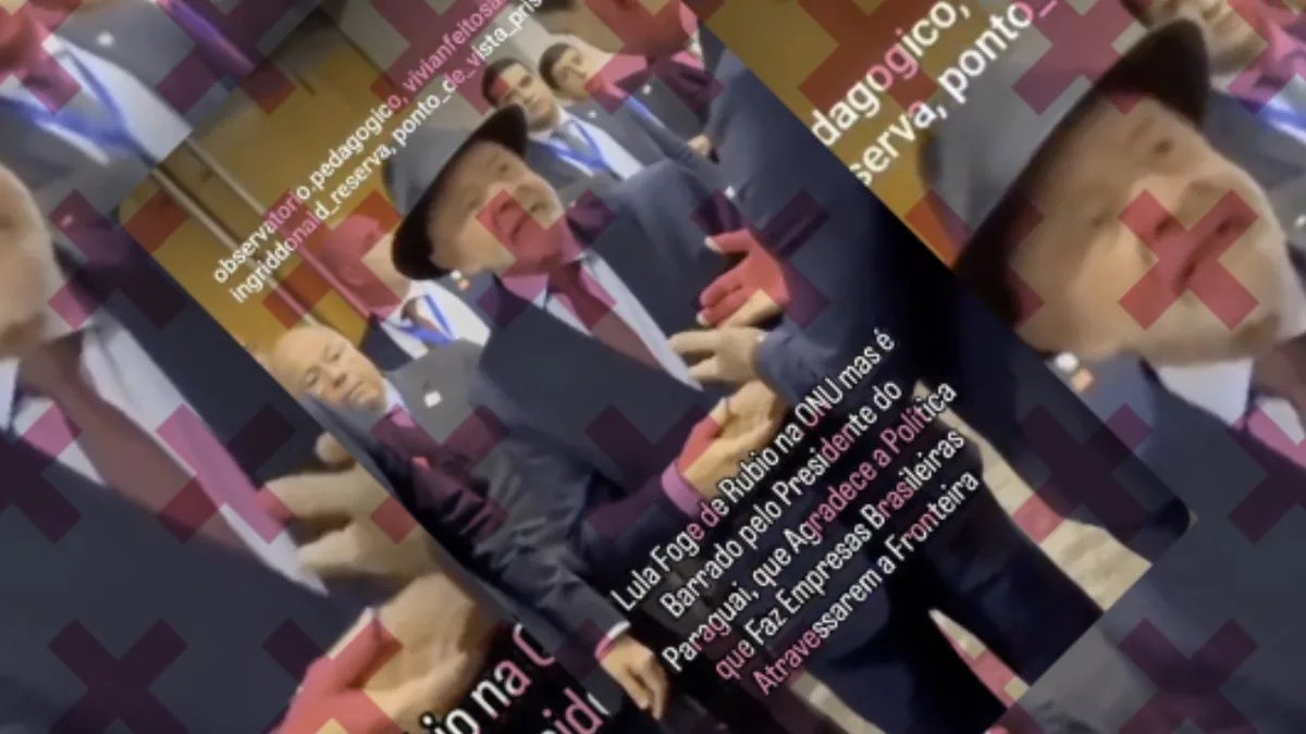 Vídeo de cúpula do Mercosul é associado falsamente a suposto constrangimento de Lula na ONU