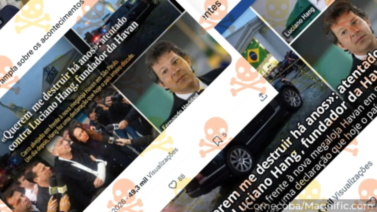 Golpe usa imagens falsas de Luciano Hang para divulgar investimentos