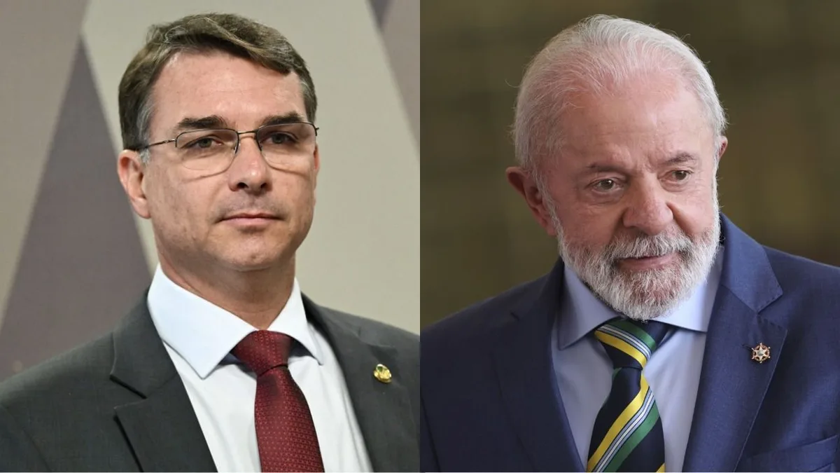 Lula e Flávio Bolsonaro aparecem tecnicamente empatados no primeiro turno