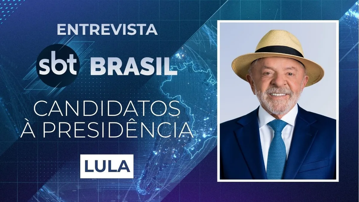 Lula participa de entrevista no SBT Brasil nesta quinta-feira