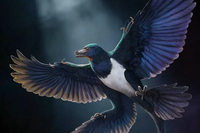 Dinossauro de Liaoning revela caminhos distintos até o voo com penas