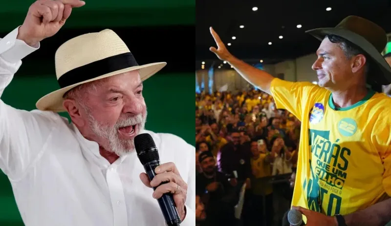 Empate entre Lula e Flávio Bolsonaro marca disputa pelo segundo turno