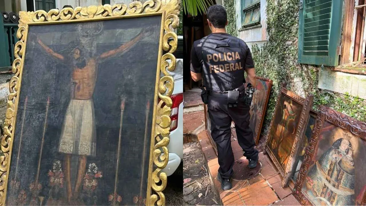 PF busca pintura peruana do século XVII em operação no Rio