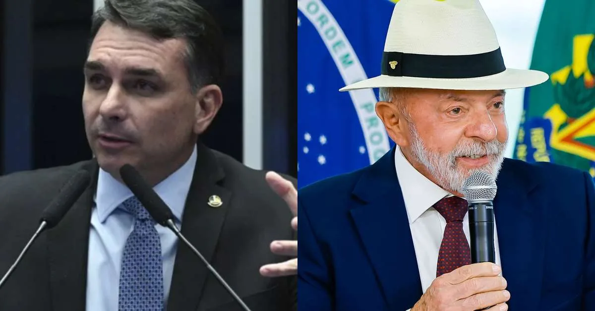 Pesquisa coloca Flávio Bolsonaro à frente de Lula em simulação presidencial