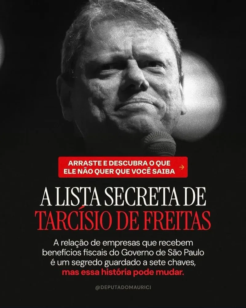 TRE derruba retirada de post sobre isenções de R$ 63,9 bilhões em SP