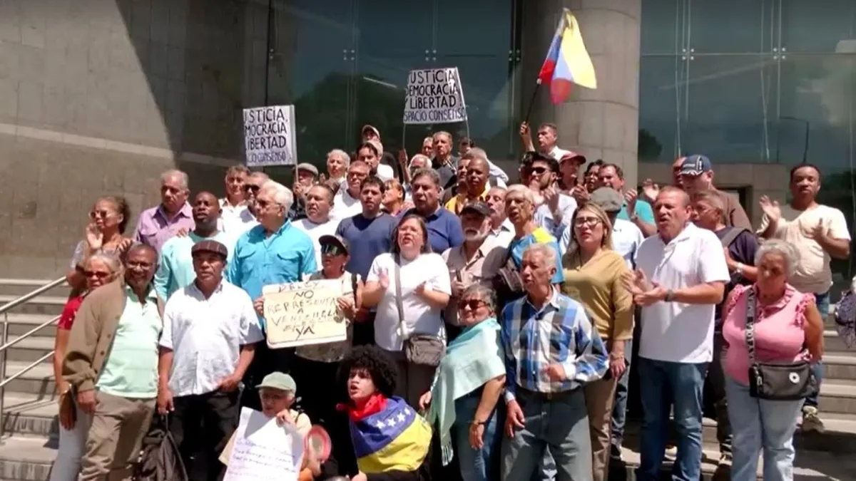 Protesto em Caracas contesta representação de Delcy Rodríguez na ONU